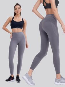 s&w butt-lifting line design leggings lycra with convenient side pocket yoga wear pants women-soft athletic