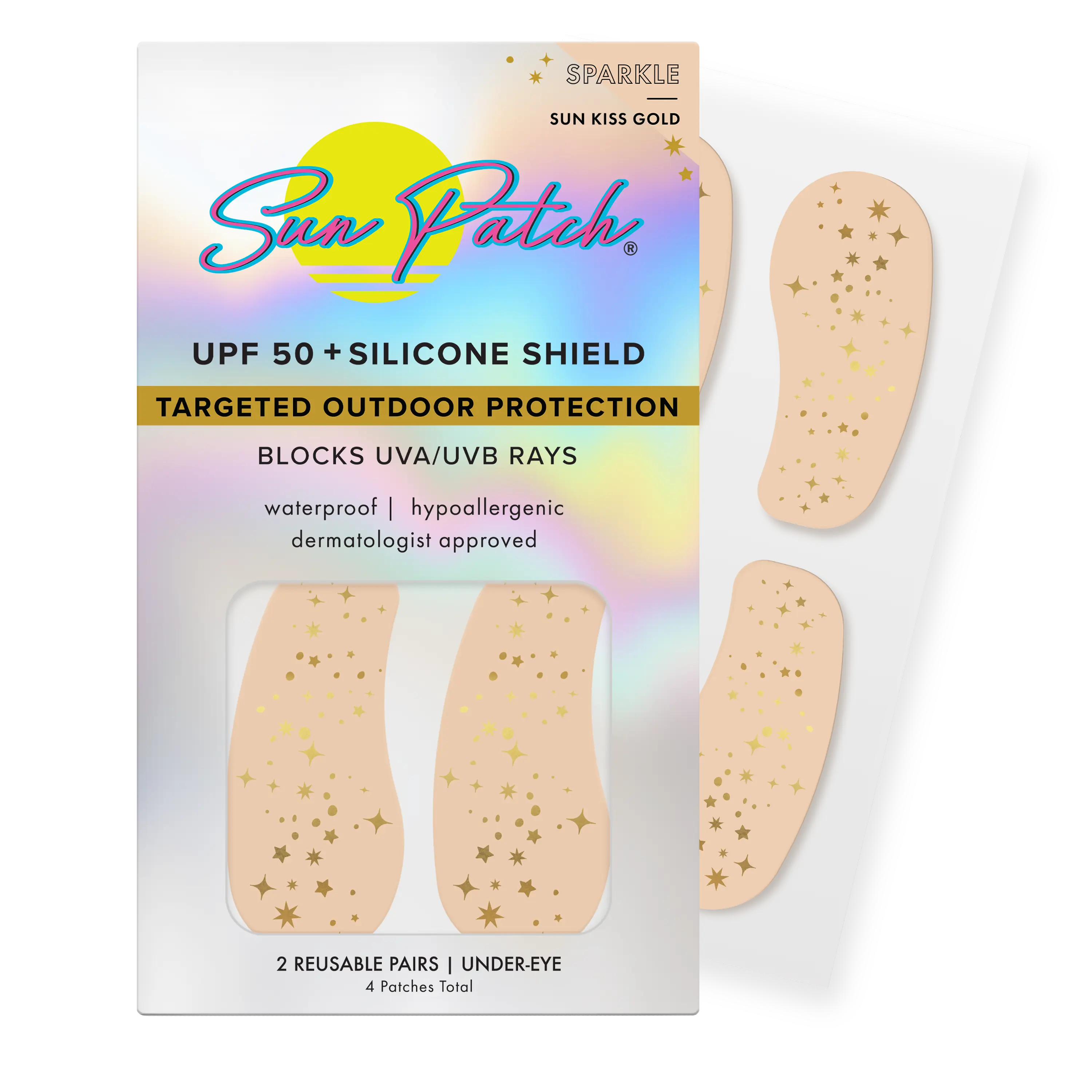 New Sunscreen Stickers Under-Eye Blocks 98% UVA/UVB Facial Gentle