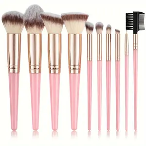 10/18/30 PCS Professional Makeup Brush Set, Cosmetic Brush Set, Foundation Blush Powder Eyeshadow Brushes for Beginners and Professional Artists Gift Set