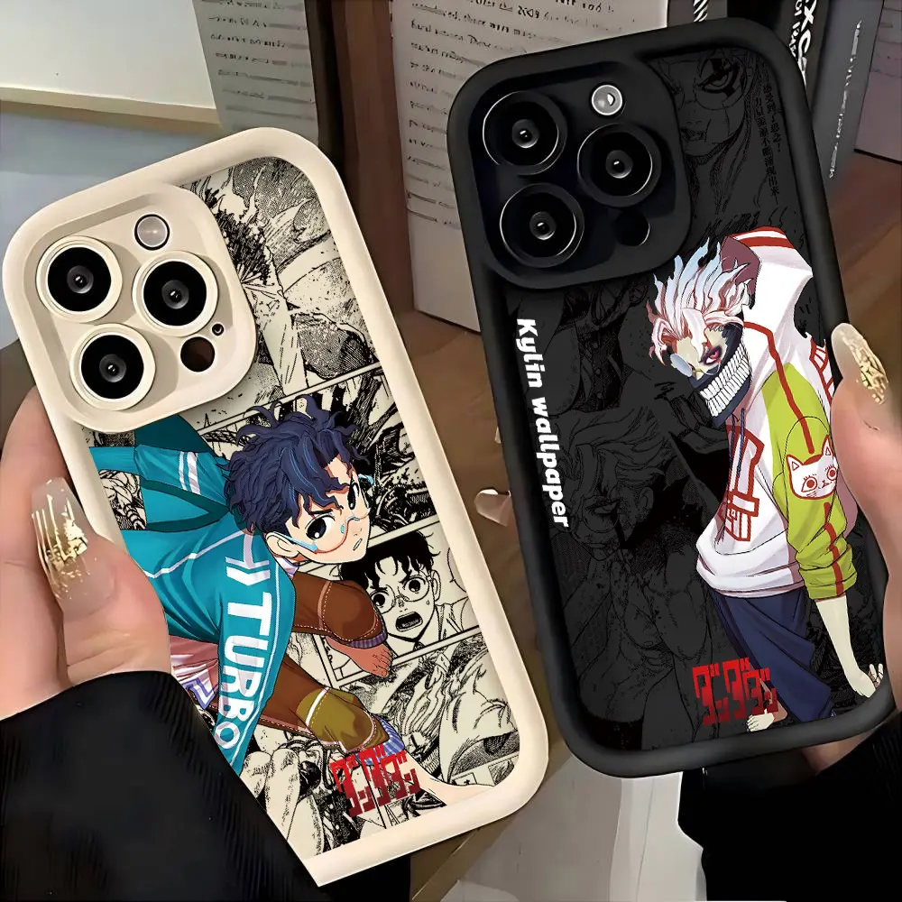 Dandadans Anime Cute Phone Case For iPhone 17 Air 16,15,14,13,12,11,Pro,MAX