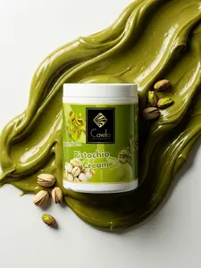Premium Pistachio Cream Spread  Real Pistachios – Dessert Filling for Croissants, Cakes & Waffles | Dubai Chocolate (2lb/1kg))