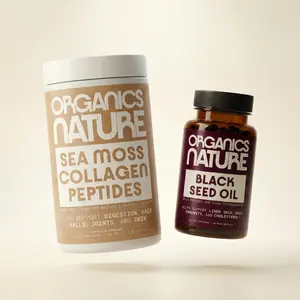 Inner Glow Bundle   ~ Sea Moss Peptides & Seed Oil   ~  Health Supplement