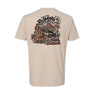 Rayco Design x Tacoma Lifestyle For The Roaming Soul Tan Shirt