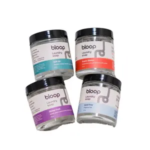 Bloop Eco-Luxury Scented Laundry Soap Sample Pack - All Four 4oz Samples, Assorted Scented & Unscented, Phthalate Free, SLS Free, Toxin Free