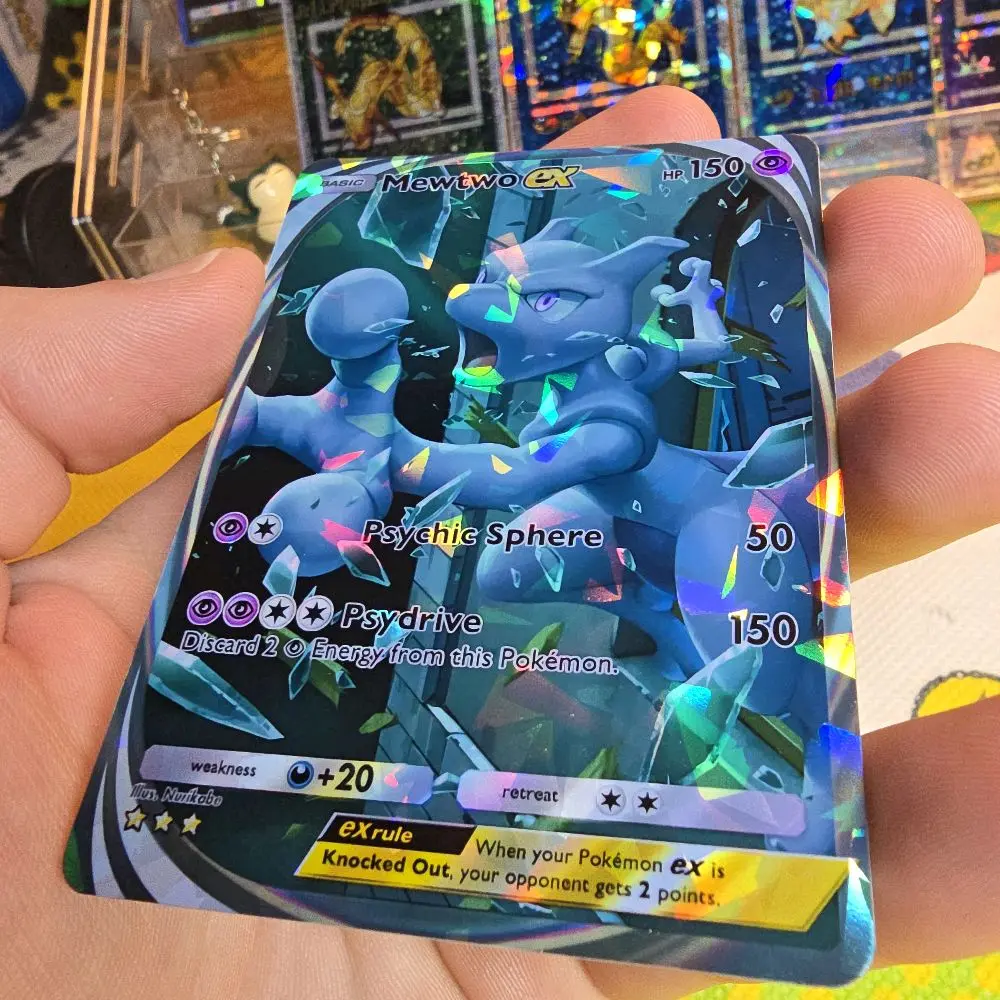 holo cards pokemon tcg pocket Rare Pack These cards are designed for use in the Pokmon Trading Card Game (TCG) for gameplay or for collecting purpos Mewtwo EX Fractal Glass Holo