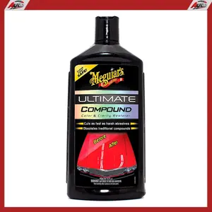 Meguiar's Ultimate Compound - Pro-Grade Car Scratch Remover, Paint Correction Compound that Removes Defects While Adding Gloss and Shine, Single Stage and Clear Coat Scratch Remove, 15.2 Oz