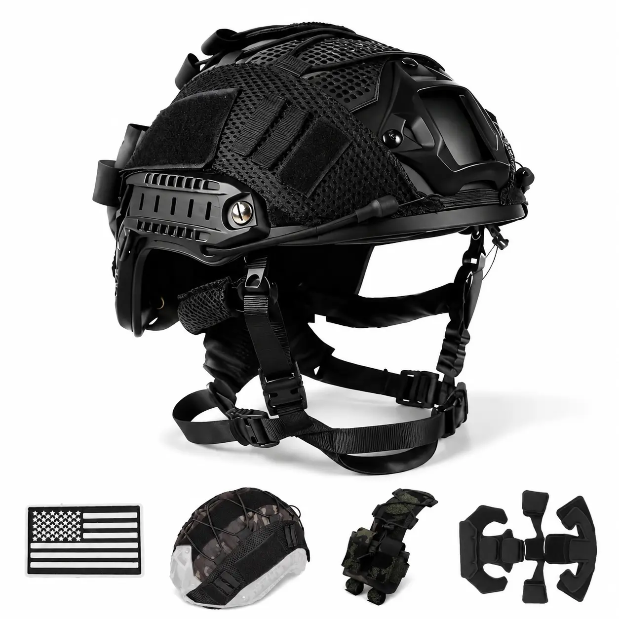 Adjustable Battery Pouch with Helmet & Cover for Cosplay