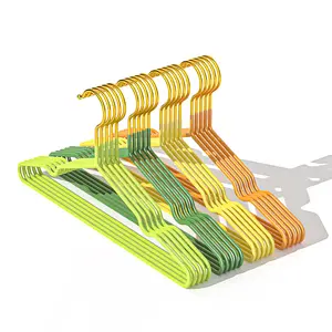 10 Pack Clothes Hangers, Heavy Duty Hangers with Non Slip Notch,  Space Saving Clothing Hanger