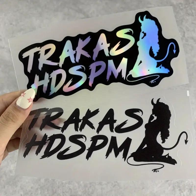 TRAKAS HDSPM Letter Pattern Car Sticker, Waterproof & Sunproof Car ...
