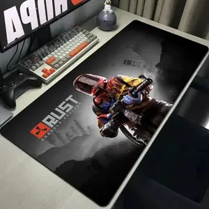Rust Game Gaming Mouse Pad, 80x30cm 3mm Thick, Locked Edge Non-Slip Rubber Desk Mat for PC Laptop Gamer Keyboard Accessories