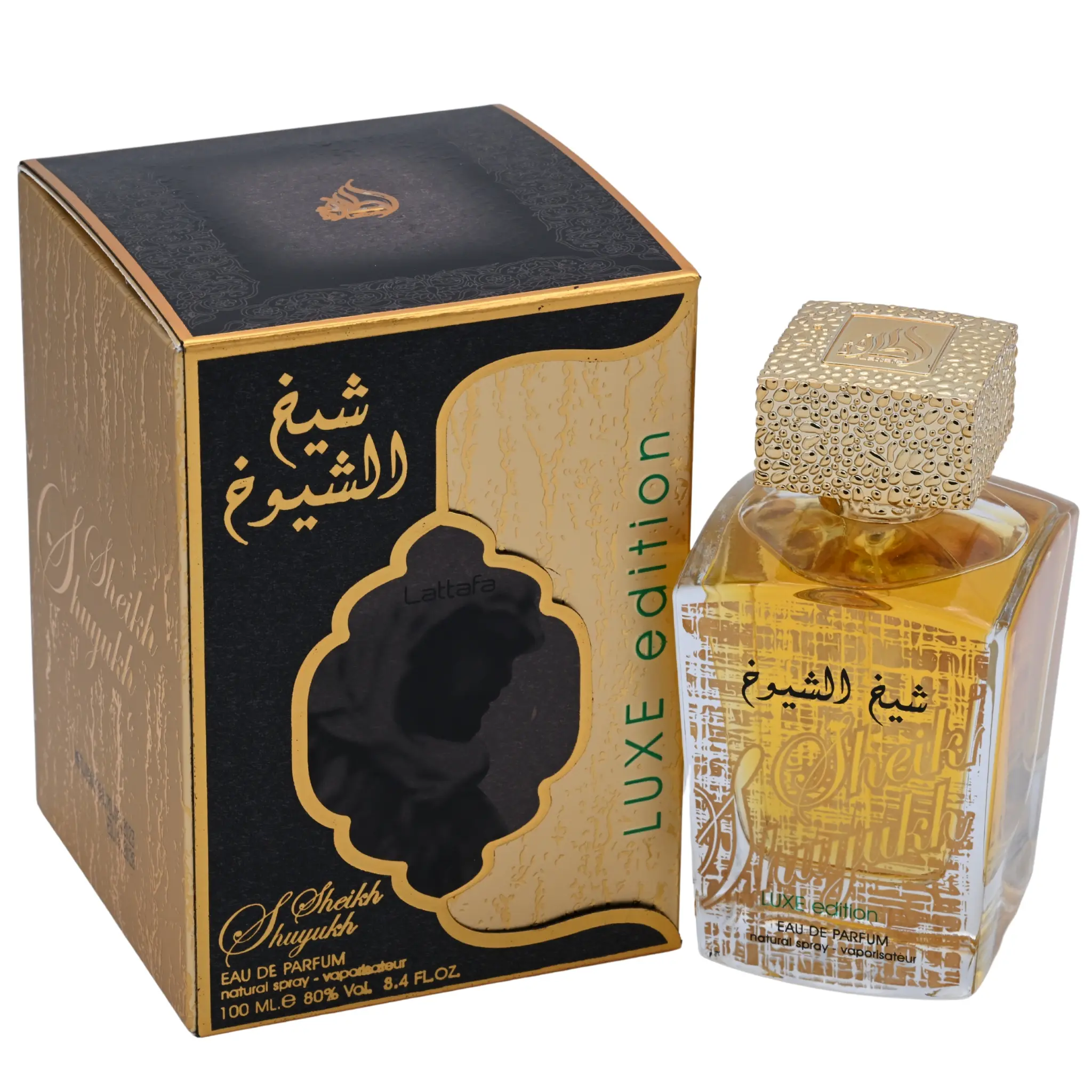Lattafa Sheikh Al Shuyukh Unisex Luxurious Scented Perfume - 3.4 fl oz EDP, Middle Eastern Arabian Fragrance, Rose Blend, Earthy Woody, Cool Spice, Modern Patchouli Unisex Fragrance, New in Box, Cool Spice Fragrance