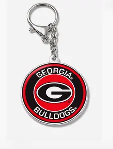 Georgia foootball Emblem Logo College Key Chain Waterproof Key Chain 2" 3" 4"