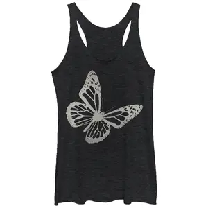 Women's Lost Gods Butterfly Wings Racerback Tank Top