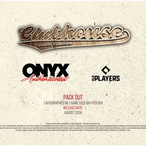 2025 Authentic Game Used & Autographed Baseball Bat Collectibles Onyx Clubhouse Lumber Collection Big Stick Model