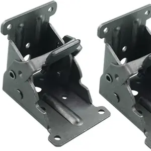2pcs Right Angle Bracket Folding Bracket Foldable Table Legs Folding Legs for Hardware Brackets Collapsible Support Frame Hinge Shelf brackets