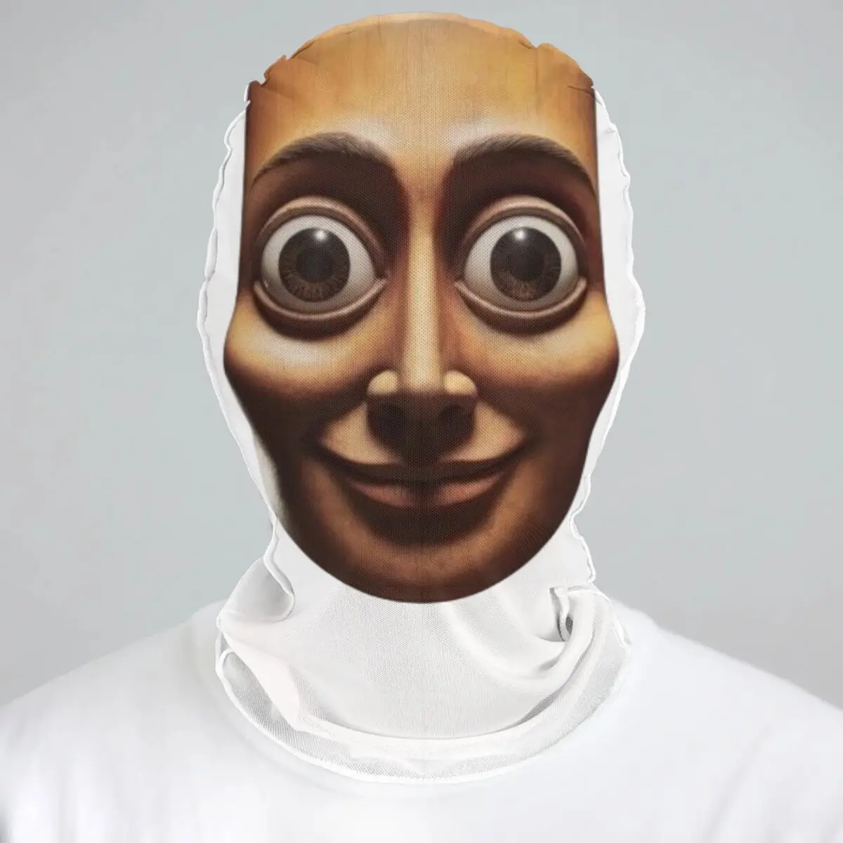 Funny Role Playing Full Face Mask - Breathable Stylish Print Polyester Knit Mask for Parties Events Cycling Halloween Christmas