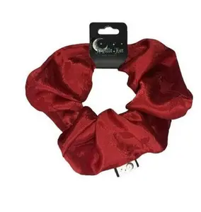 Red Satin scrunchie
