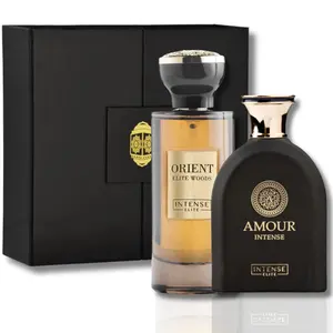 Amour Intense & Orient Elite Woods EDP, Men and Women 100ML (3.4Oz),with Magnetic Gift Box By Intense Elite.