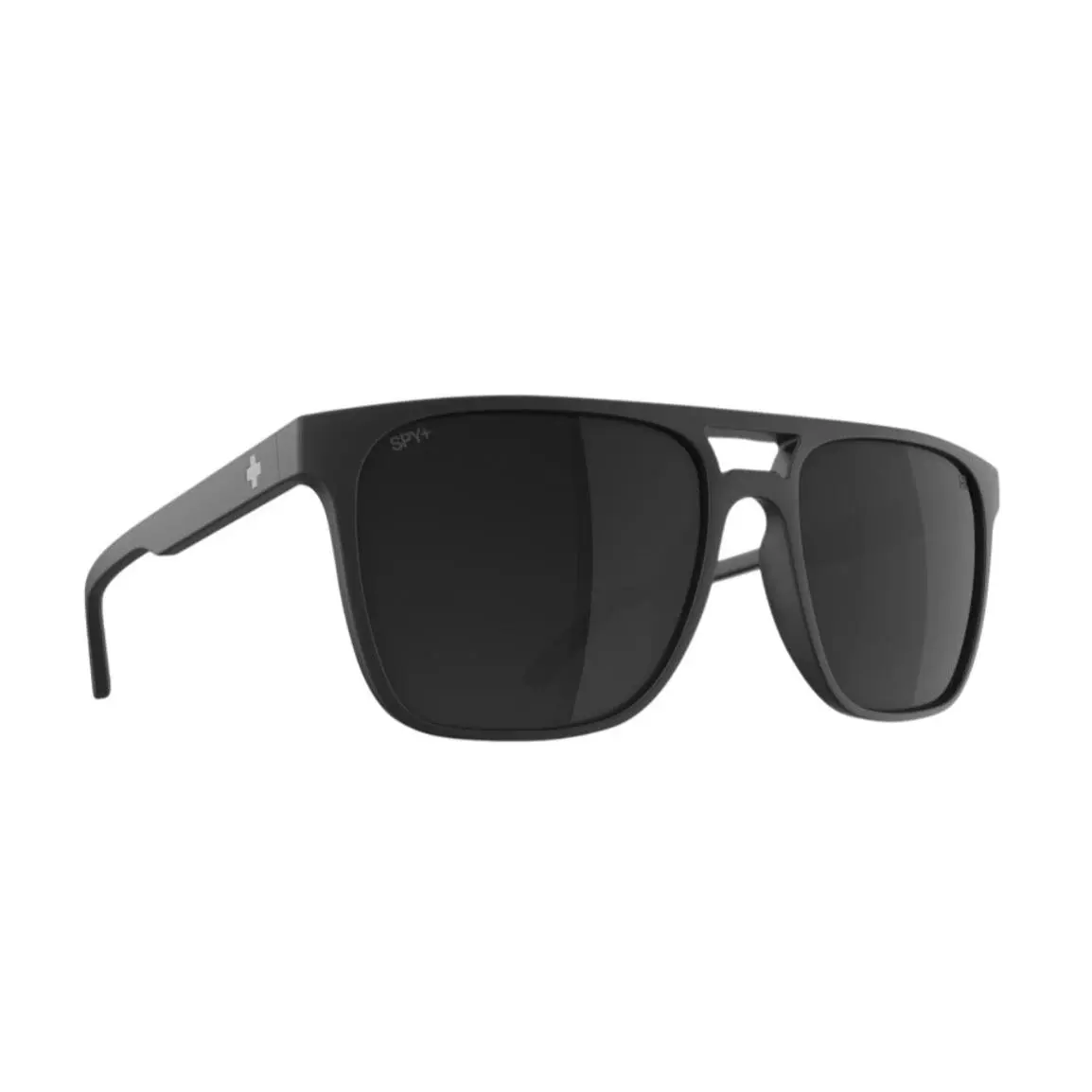 Spy Optic CZAR Sunglasses - Soft Matte Black / Happy BOOST POLARIZED Black Mirror Lens