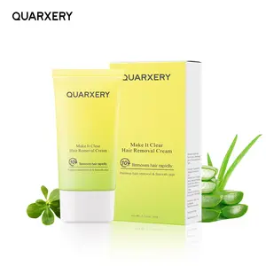 QUARXERY Hair Removal Cream for Women & Men Painless Hair Removal Gel Hair Removal Lotion for Unwanted Hair,All Skin Types 60ml / 2.11oz