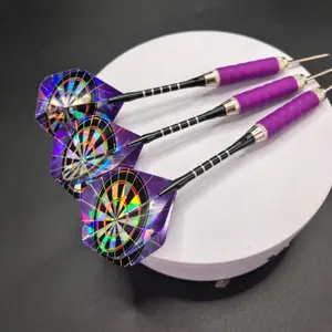 Dart Replacement Set Kit, Anti-Slip Protection Cover & Backup Dart Flights, Portable, Perfect for Party Bar Entertainment & Practice