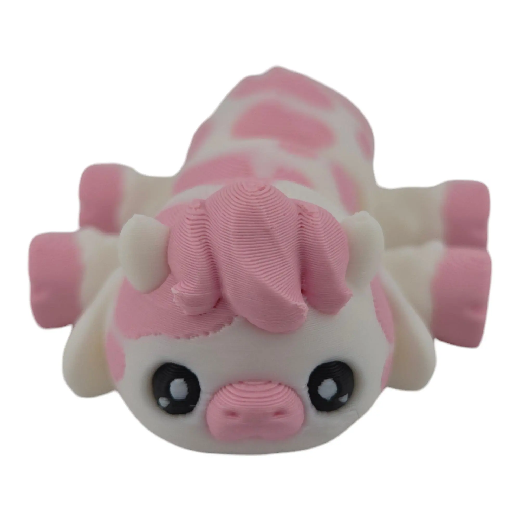 1 Articulated Cow About 5 Inches -   Decor Gift - 3D Printed Fantasy Creature - Authorized Seller