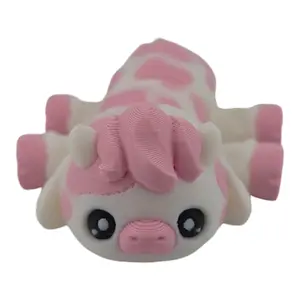 1 Articulated Cow About 5 Inches -   Decor Gift - 3D Printed Fantasy Creature - Authorized Seller