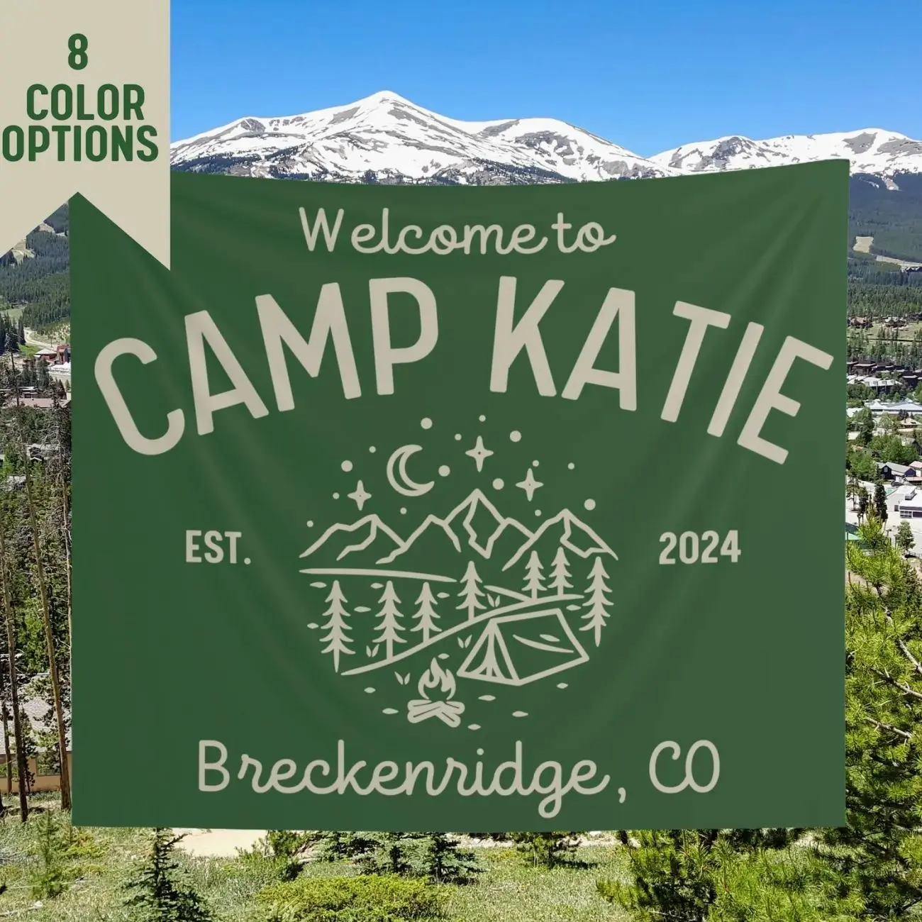 Custom Camp Bachelorette Banner - Vintage Style for Parties and Events