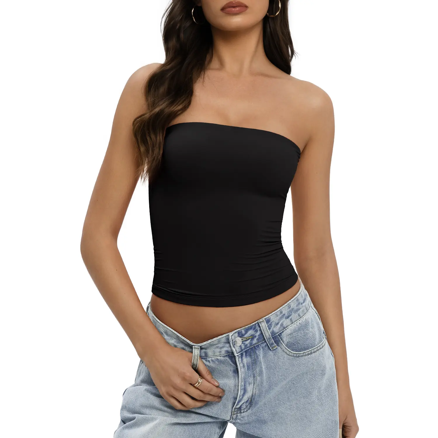 Tournesol Women Sexy Tube Top Summer Going Out Double Lined Basic Tank Top 017 Tournesol Women Sexy Tube Top Summer Going Out Double Lined Basic Tank Top 017