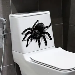 Halloween Horror Spider Design Sticker, Decorative Halloween Theme, Perfect for Fans and Party Planners, Single Piece