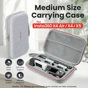 Insta360 X4 Air/x4/x5 Storage Bag, Shadow Stone Protective Sports Accessories, Durable Camera Case for Travel & Outdoor Use