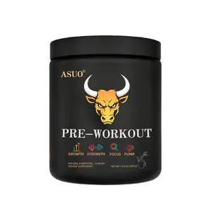 ASUO riginal Formula Pre-Workout [30 Servings] Supplement Fitness High-Stim Nootropic Powder for Energy & Focus - Optimum