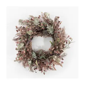 Safavieh Faux 26" Berry & Acorn Wreath