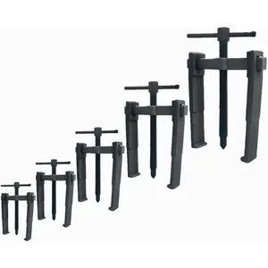 Bearing Puller 5-Piece Set, Adjustable Two Jaw Puller Remover Tool, Carbon Steel Pump Removing Kit for Wheel, Bearings, Gears, Motorcycle