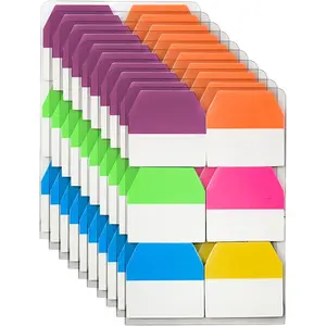 1200 count Sticky Index Tabs 1 Inch File Tabs Page Markers Flags Colored Page Notes Sticker Writable Labels for Bookmarks, Classify Files, 10 Sets