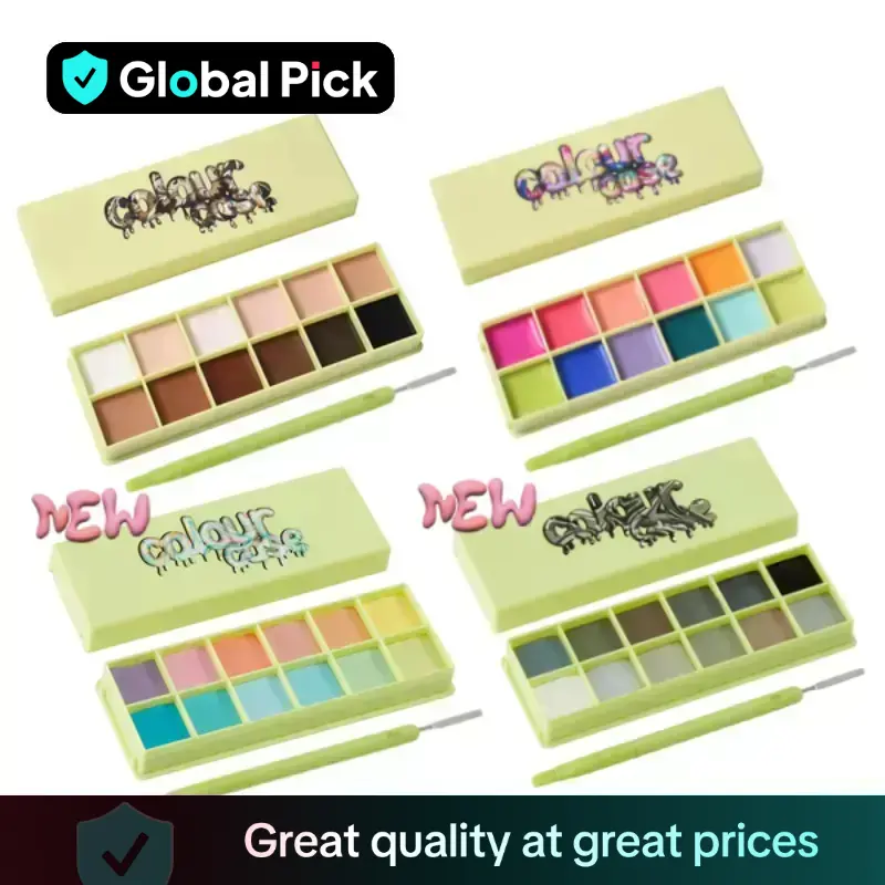 Colour Cases Cosmetic Paint Palette & Spatula Brush, Made By Mitchell, Festival Gift, Winter Gift, Professional Makeup Tool For Girls