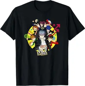Persona 4 Golden All Characters Keyart ATLUS T-Shirt