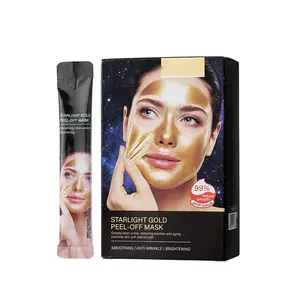 Gold Peel-off Mask Hydrating - Deep Cleansing Improves Elasticity - Hydrating Mask Suitable for All Skin Types Brightening and Moisturizing Gold Foil Mask Smoothes Skin Tone b  pure  lip  mask