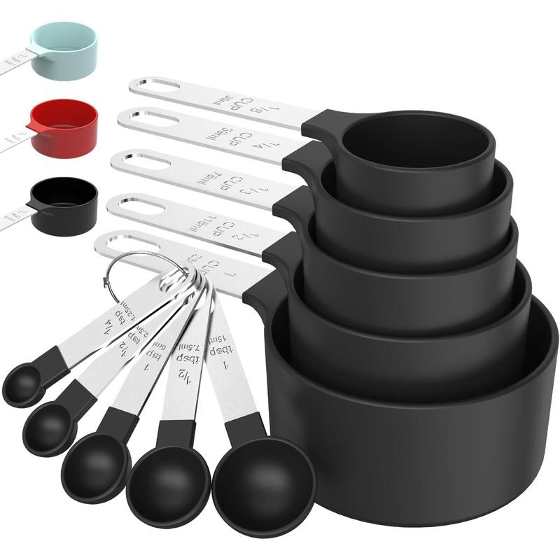 Measuring Cup & Spoon Set, 10pcs/set Including 5 Counts Measuring Cup ...