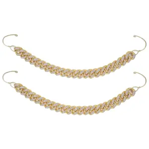 Shoe Chains For Adults Women Men Teens  Rhinestone Chain Charms Clog Sandals Decoration Accessories Birthday Gifts Party Favors