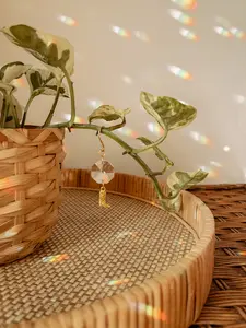 Plant Vine Charm - Cowboy Boot & Hanging Suncatcher - Jewels for Vining & Trailing Houseplants - Home Decor and Garden Accents - Gifts for Plant Moms - Western Cowgirl Aesthetic