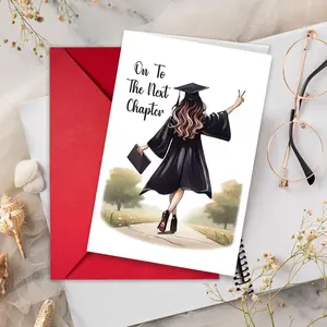 Graduation Cards for Her,High School & College 2026 Graduation Card Gifts for Daughter Nephew Niece,Congratulations Graduate Card for Girls Family Kids Friends, Inspirational Card
