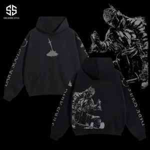 [Soulsborne Style] Vintage Soul of Cinder Gwyn - Dark souls Unisex Hoodie, Soulsborne Gaming Apparel, Game Shirt, Video Game Clothes, Boy Merch, Gift For Him, Gift For Her, Soulslike Streetwear