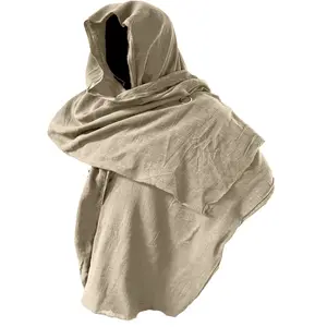 MedievalMen'sCloak,RenaissanceMen'sCloak,SuitableforHalloweenParty,OneSize53*83inch
