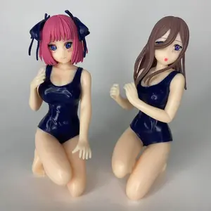 Five equally divided flower wedding seaside swimsuit Nakano Sanjiu and swimsuit Nakano Nino handmade desktop ornament models