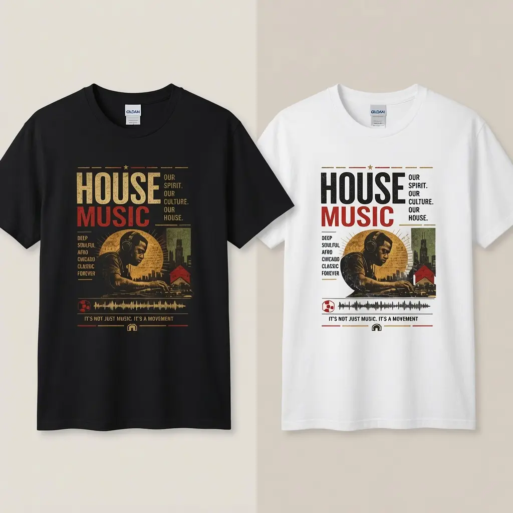 House Music T-Shirt | DJ Electronic Techno Dance Tee