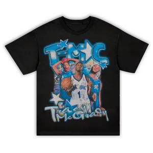 T-MAC TRACY MCGRADY THROWBACK TEE - Soft and Breathable Cotton Unisex T-Shirt - Top, Menswear