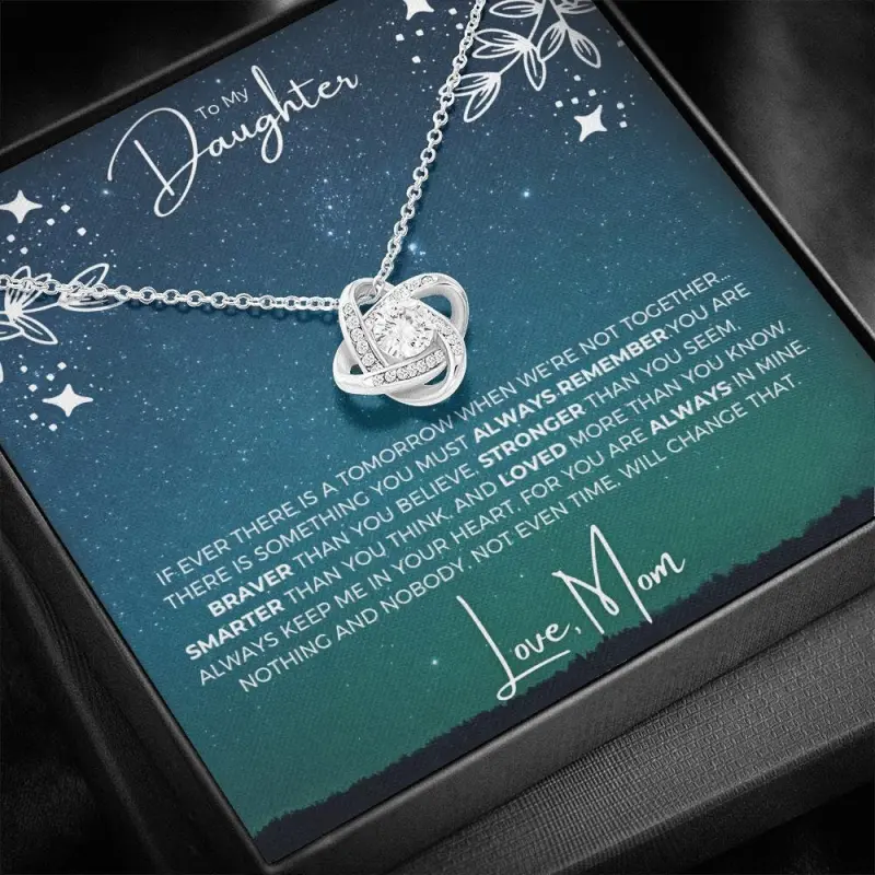 For Daughter From Mom, Daughter Mother Necklace, Daughter From Mom, To My Daughter, Daughters Birthday, Unique, Grown Up Daughter