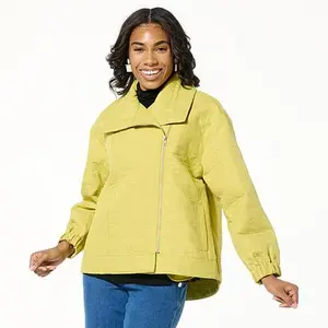 MarlaWynne WynneLayers Quilted Jacquard Spring Jacket