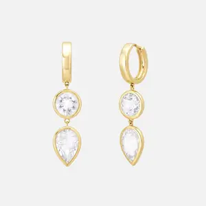 Teardrop Hoops